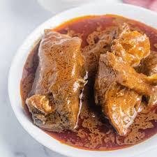 Banga soup with Beef 